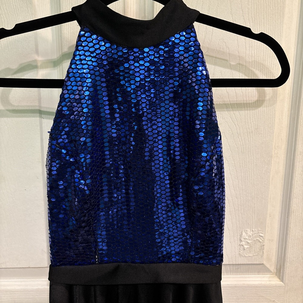 Southeastern Performance Apparel Hope Dress Dk Blue Sequin Black Dress Junior 00